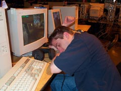 Sleeping at the keyboard