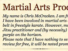 Martial Arts Product Reviews