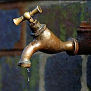 Dripping tap. Photo © 2003 David Rowley.