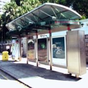 Solar bus shelter, Hong Kong