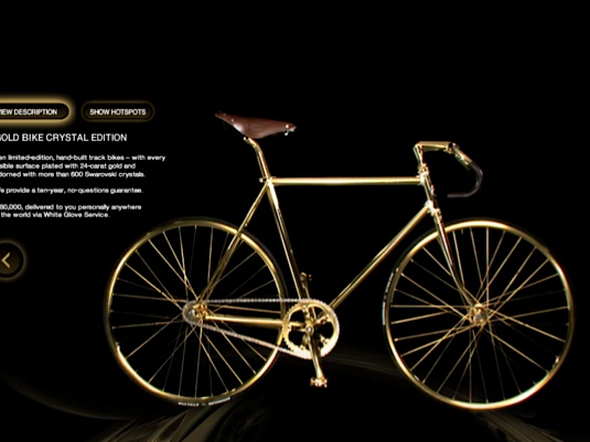Gold Bike Crystal Edition