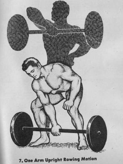 One Arm Upright Row