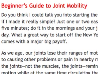 Beginner's Guide to Joint Mobility