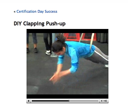 Assisted Clapping Push-Ups