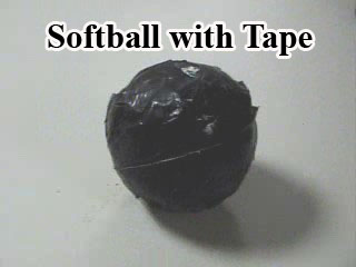 Softball with Tape