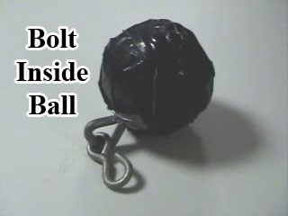 Bolt inside Ball