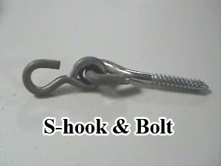 S-Hook and Bolt S-Hook and Bolt