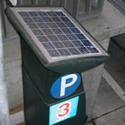 Solar parking meter
