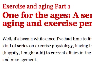exercise and aging